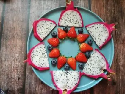 Make Flamingo strawberry step 7