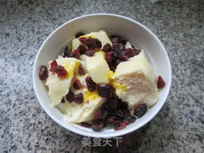Make Cranberry cornbread pudding step 5