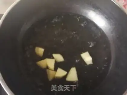 Make Orchid potato, black pepper steak step 4