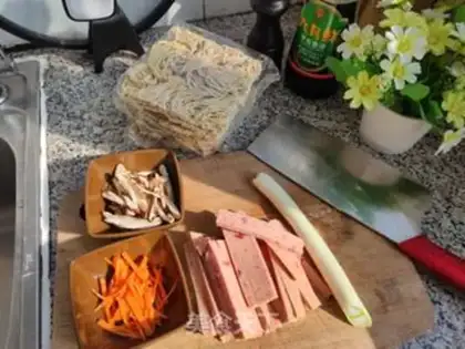 Make Soy noodles step 0
