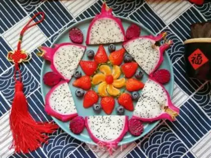 Make Flamingo strawberry step 12