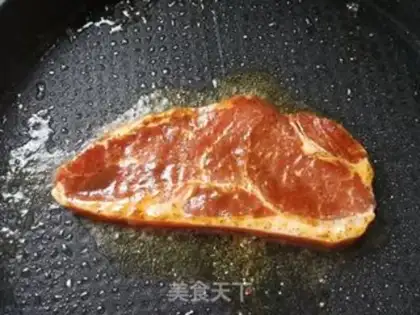 Make Orchid potato, black pepper steak step 8
