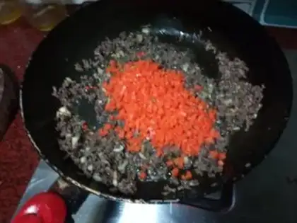 Make Fried beef rice step 10