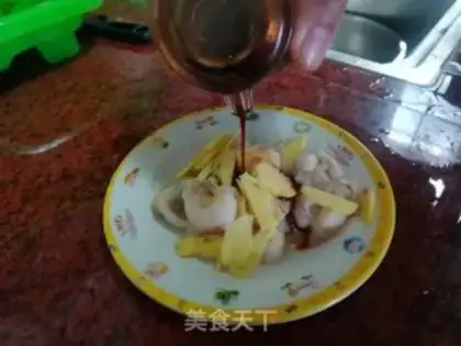 Make Porridge of scallops step 4