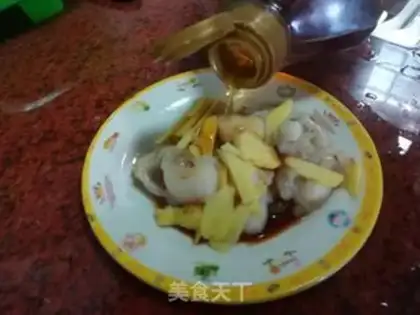 Make Porridge of scallops step 5