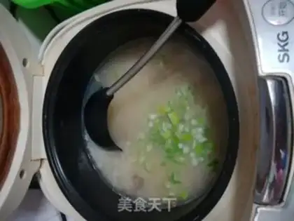Make Porridge of scallops step 8