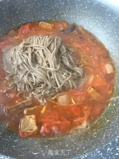 Make Tomato beef pasta step 22