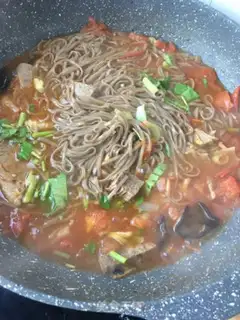Make Tomato beef pasta step 23