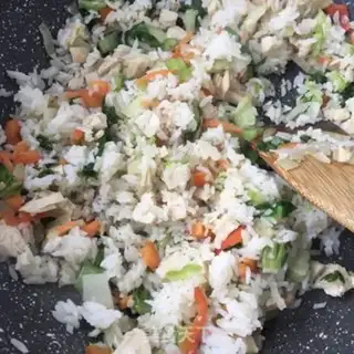 Make Chicken rice step 7