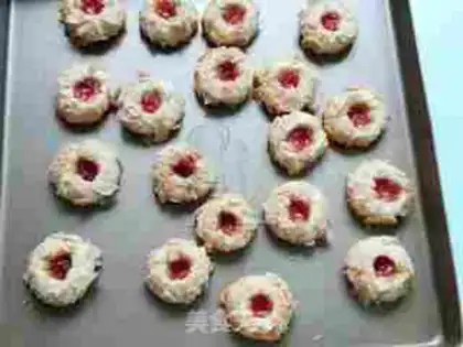 Make Almond jam cookies step 10