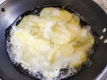 Make Potato chips step 1