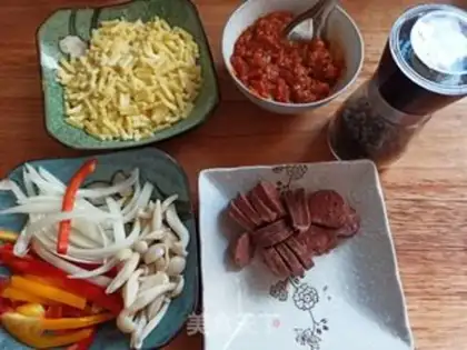 Make Beef sausage pizza step 7
