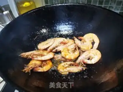 Make Fruit greasy shrimp step 2