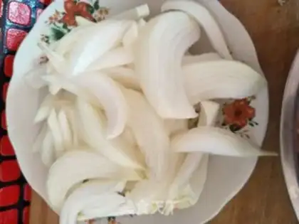 Make The onions are burning up step 2