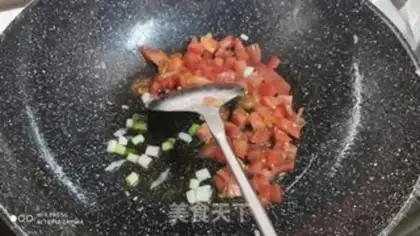 Make Tomato egg fried rice step 11