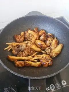Make Chicken stew mushrooms step 7