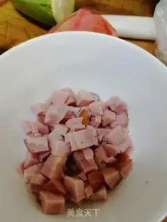 Make Egg fried rice step 1