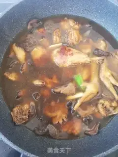 Make Chicken stew mushrooms step 9