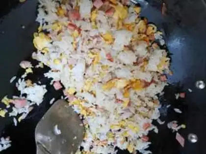 Make Egg fried rice step 5