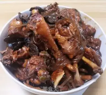Make Chicken stew mushrooms step 12