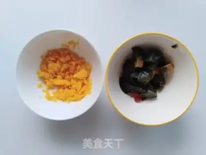 Make Twin eggs and tofu step 2