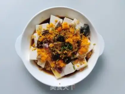 Make Twin eggs and tofu step 6