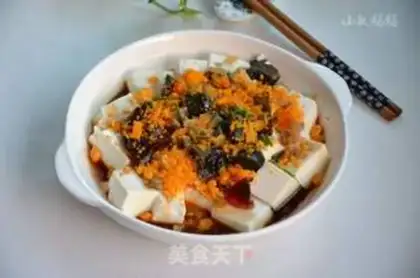 Make Twin eggs and tofu step 7