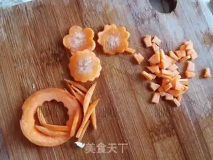 Make Crab mushrooms steam eggs step 1