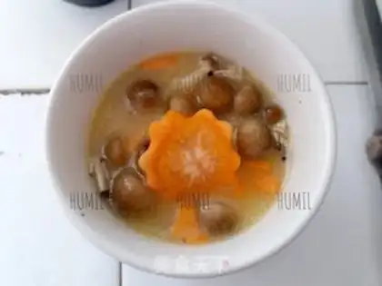 Make Crab mushrooms steam eggs step 4
