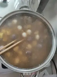 Make Sesame soup and sweet potatoes step 8