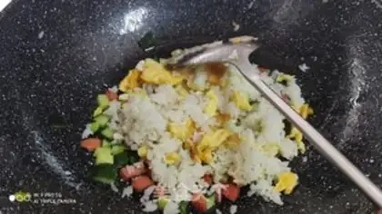 Make Shrimp rice step 14