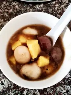 Make Sesame soup and sweet potatoes step 10