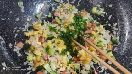 Make Shrimp rice step 16