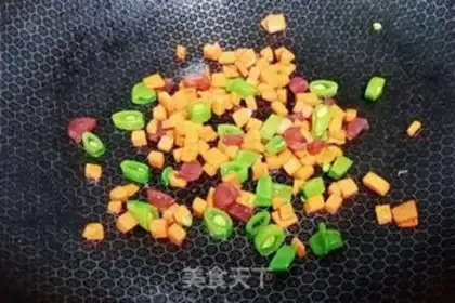 Make Weenie carrots, pea rice step 3