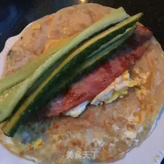 Make Bacon egg grab cake step 6