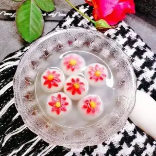 Make A flower full of soup step 16