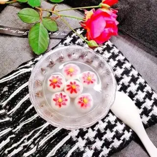 Make A flower full of soup step 17