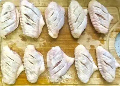 Make Secret chicken wings step 0