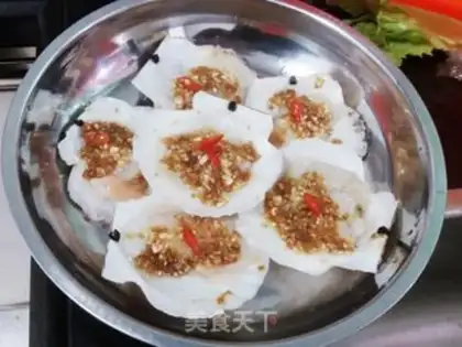 Make Garlic scallops step 4