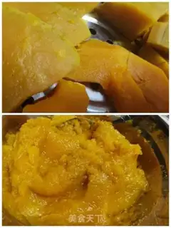 Make Pumpkin buns step 1