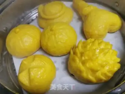 Make Pumpkin buns step 7