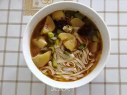 Make Soup noodles step 8