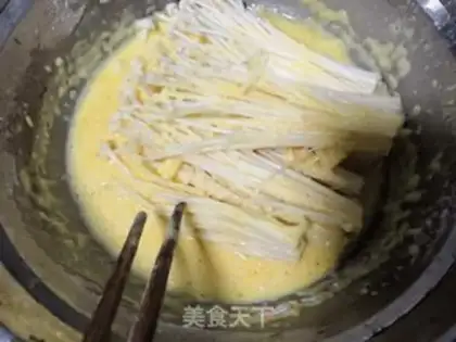 Make Fries of golden mushrooms step 4