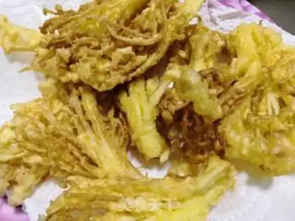 Make Fries of golden mushrooms step 7