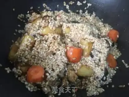 Make Frozen chicken rice step 12
