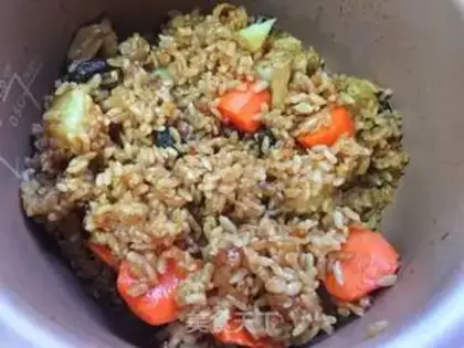 Make Frozen chicken rice step 14