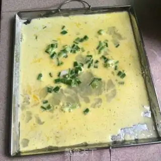 Make Egg sausage powder step 7