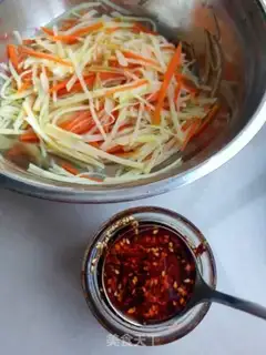 Make Spicy potato carrots step 6