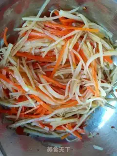 Make Spicy potato carrots step 7