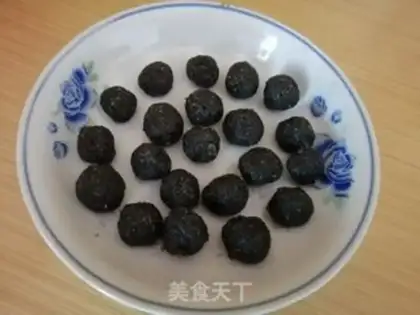 Make Black sesame soup step 1